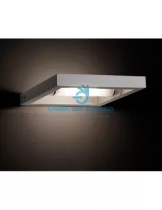 Foco metálico 44350 Quadro pared madera 150w lrg